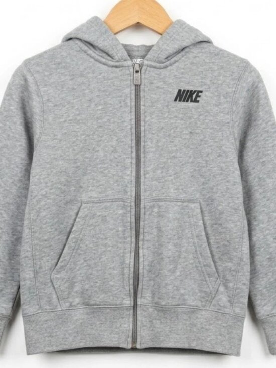 Nike Other - Nike Youth Small Hoodie Full Zip Gray Kids Athletic Casual Sweatshirt